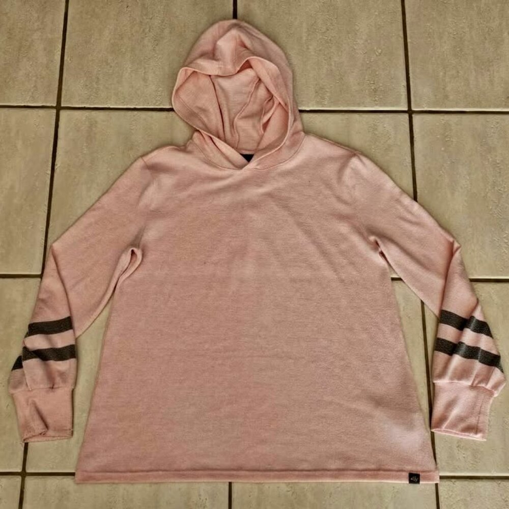 Girls Eddie Bauer Sweater Hoodie Sweatshirt Size Extra Large XL 16 Light Pink